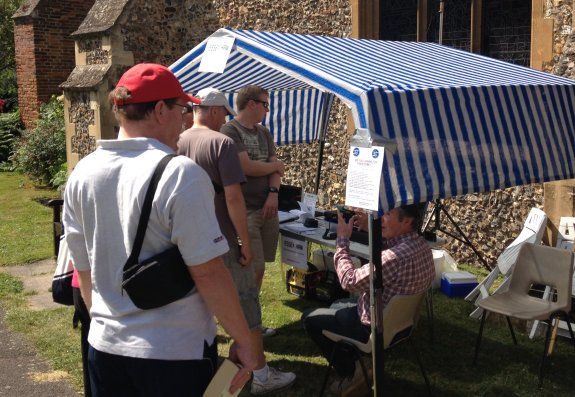 Demonstrations in action at the All Saints Church fete