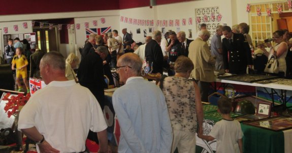 Exhibition hall at The Paddocks, Canvey, for Armed Forces Day