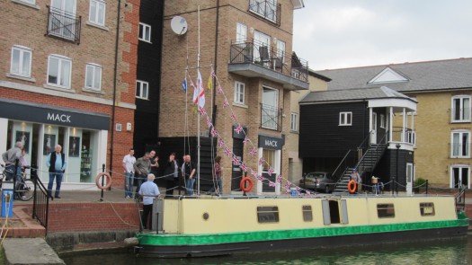 The GB0CBH Narrowboat at Indigo Wharf