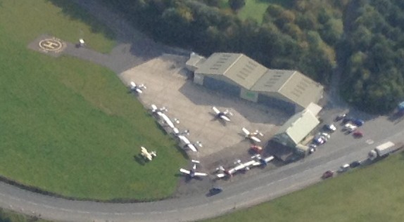 On final - Earls Colne Airfield, home of GB2EAA for the week 