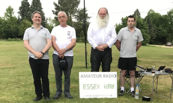 Pete, Colin, Peter and Charlie, before the heavens opened (May 2017)