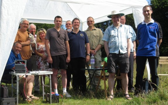 Morning Group photo of the GB1JSS 2014 team