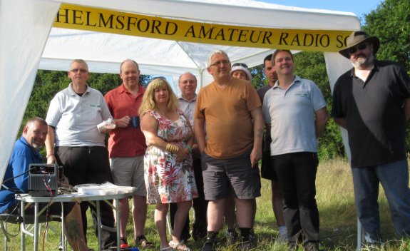 Afternoon Group photo of the GB1JSS 2014 team