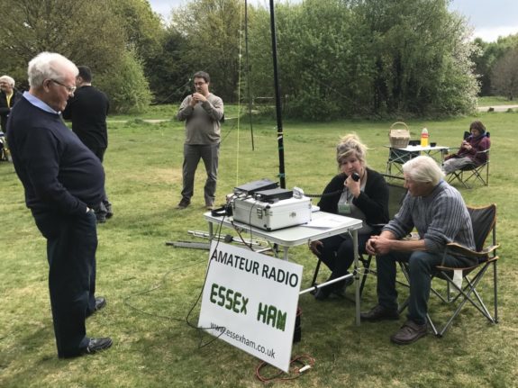 Greetings messages on the 2m FM station at GB1STG 2017