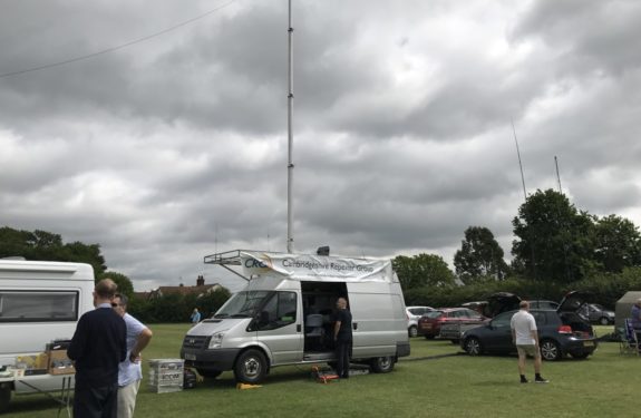 Flossie 2 operating at the East Suffolk Wireless Rally 2017