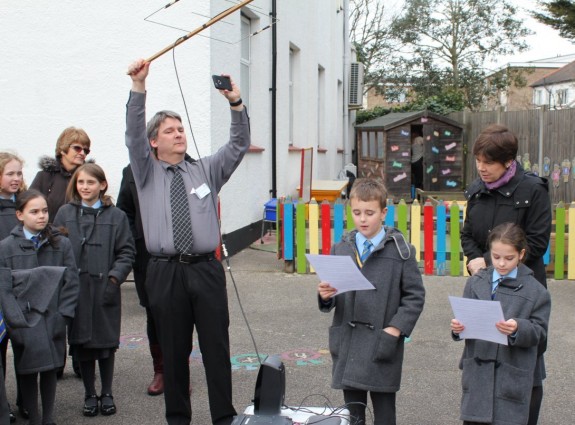 Tuning in to signals from space at St Michael's School