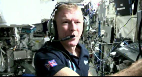 Tim Peake on Ham TV 09 May 2016