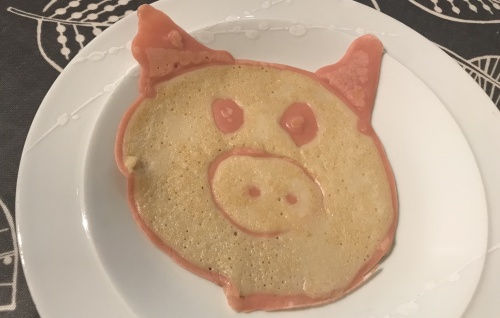 Sarah M6PSK's pancake piggy