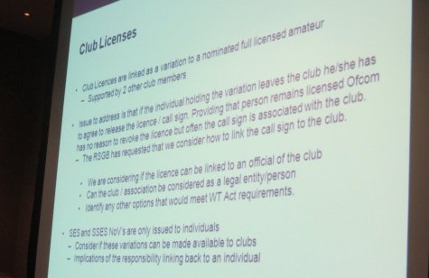 Club Licences - Ofcom Consultation Slides