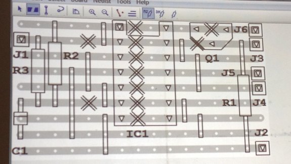 VeeCad veroboard layout software