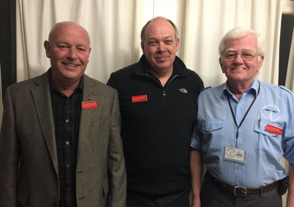 RSGB local team Keith G3WRO, Steve M1ABC and Vic G6BHE at SEARS in March 2016