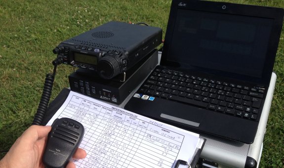 Pete M0PSX working the European HF contest