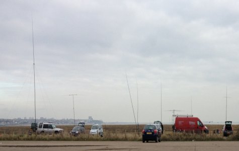 Antenna array on Two Tree Island 09 February 2013