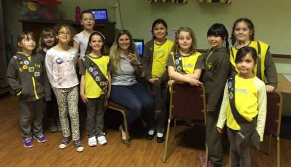 Brownies from the 16th A Leigh-on-Sea unit on World Thinking Day 2016