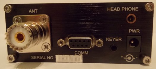 X1M Compact 5-Band HF QRP Rog - Rear View