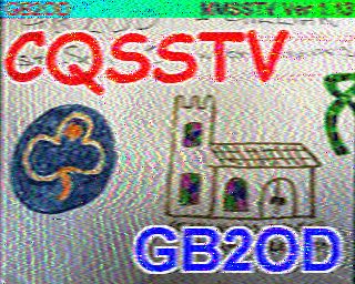 SSTV Image from GB2OD - Feb 2015