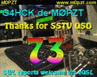 SSTV Image Nov 2016