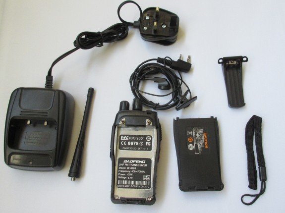 Baofeng BF-888S - box contents