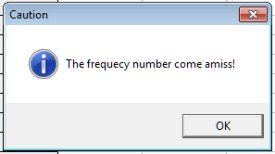 Baofeng 888 Error Message