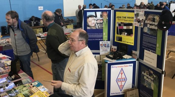 RSGB stand at the BRATS Rainham Radio Rally 2018