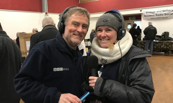 Barry and Liana, from the BBC Essex Quest at the Canvey Rally