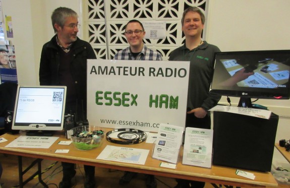 Jim 2E0RMI, Nick 2E0DVX and Pete M0PSX at the Canvey Rally