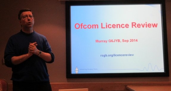 Murray G6JYB talking about proposed licence changes