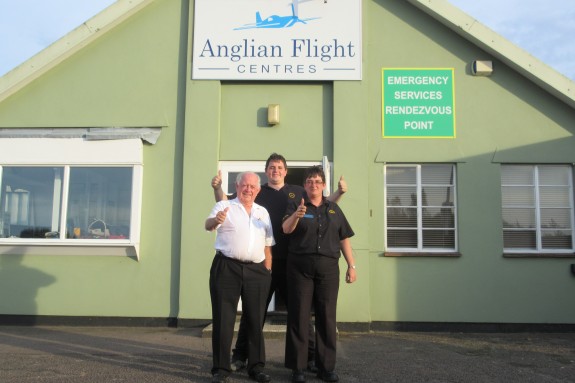 Some of the team at Anglian Flight Centres