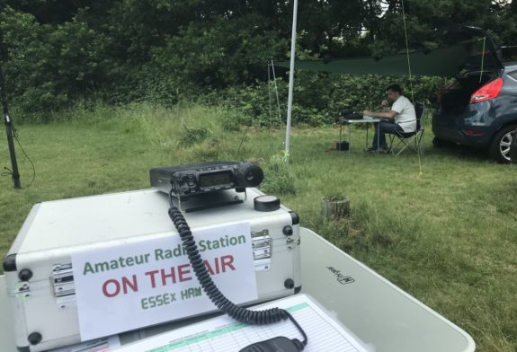 Essex Ham 2m station at Galleywood Common 03 June 2018