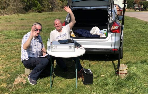 Richard and Martin at Galleywood Common