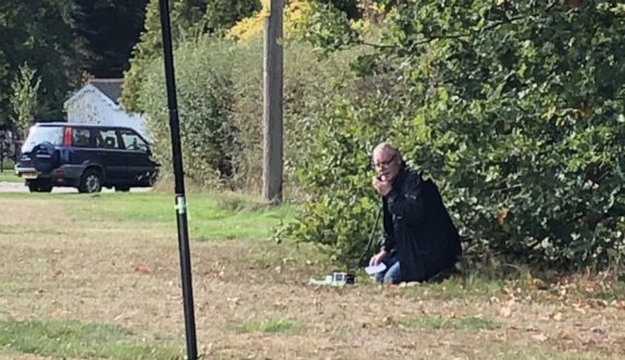 John G4LTH operating on HF at Galleywood Common