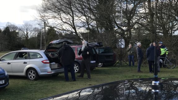 Radio and antenna testing at the Feb 2018 Galleywood Gathering