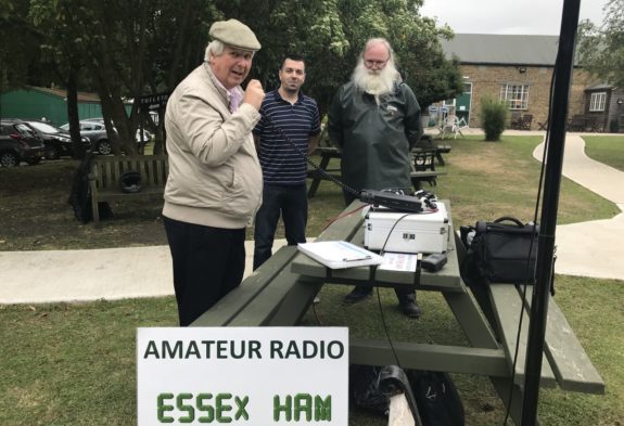 Tim Wander on the mic at the Galleywood Heritage Centre