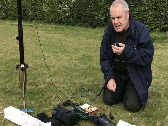 John G4LTH on 80m for GB1STG 2017