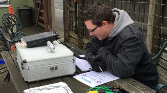 Nick 2E0DVX operating GB2ECA from Earls  Colne 2015