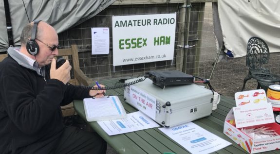 Steve M0UEH operating GB4EAA in 2017