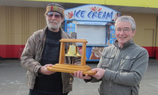 Captain Campbell, Jim 2E0RMI and the Radio Caroline bell