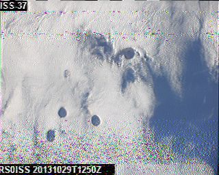 ISS SSTV Image from 1250GMT 29 Oct 2013