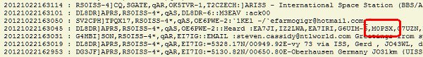 ISS Packet Contact 2