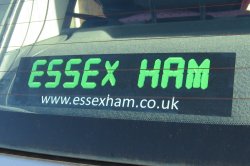 Essex Ham Car Sticker