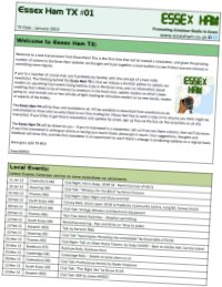 Essex Ham Newsletter Sample