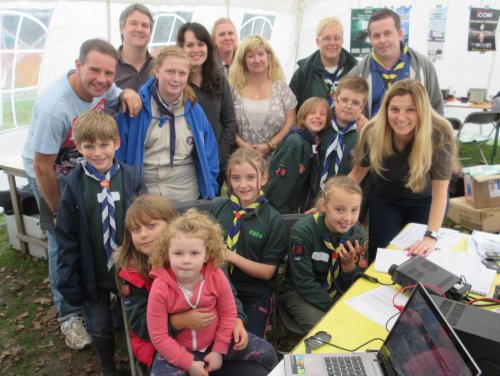 Basildon Scouts Jamboree On The Air 2014