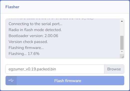 Flashing the Quansheng UV-K5 firmware