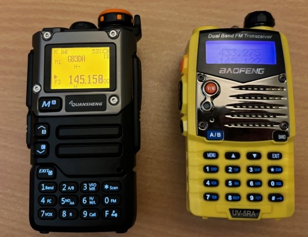 Quansheng UV-K5 vs Baofeng UV-5RA