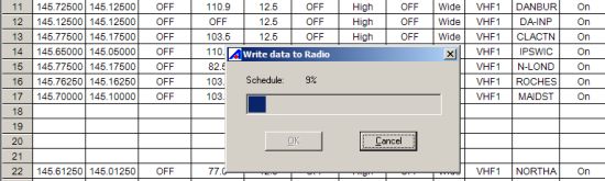 Uploading presets to Quansheng