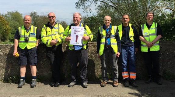 Essex RAYNET team at Checkpoint 2 - May 2015