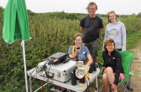 Laura M6LHT with Richard, Yolanda and Ali (seated)