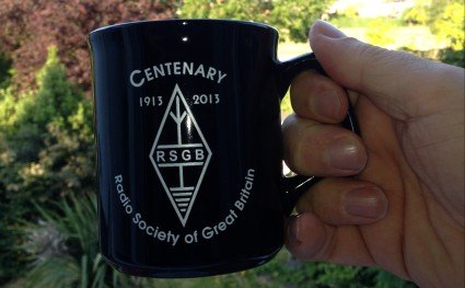 The collectable RSGB Centenary Mug