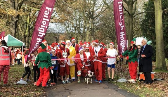 Start of the Santa Fun Run 2018