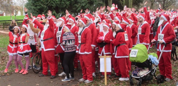 The Farleigh Hospice Santa Selfie 2014